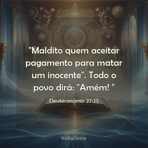 Deuteronômio 27:25