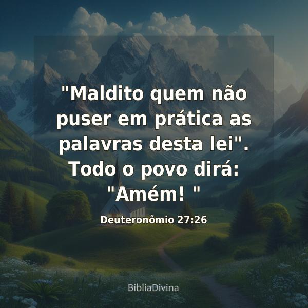 Deuteronômio 27:26