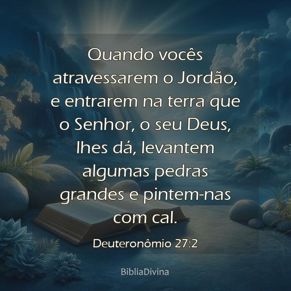 Deuteronômio 27:2