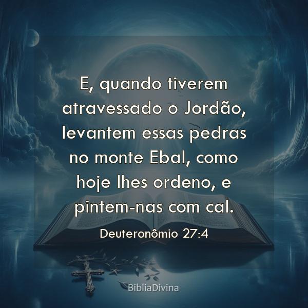 Deuteronômio 27:4