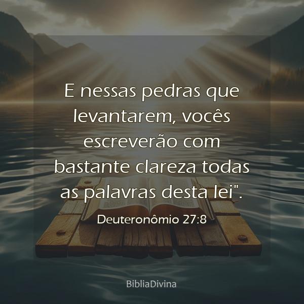 Deuteronômio 27:8