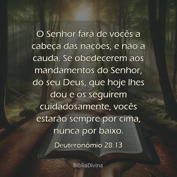 Deuteronômio 28:13