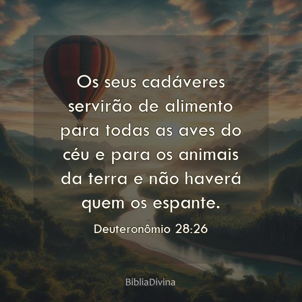 Deuteronômio 28:26