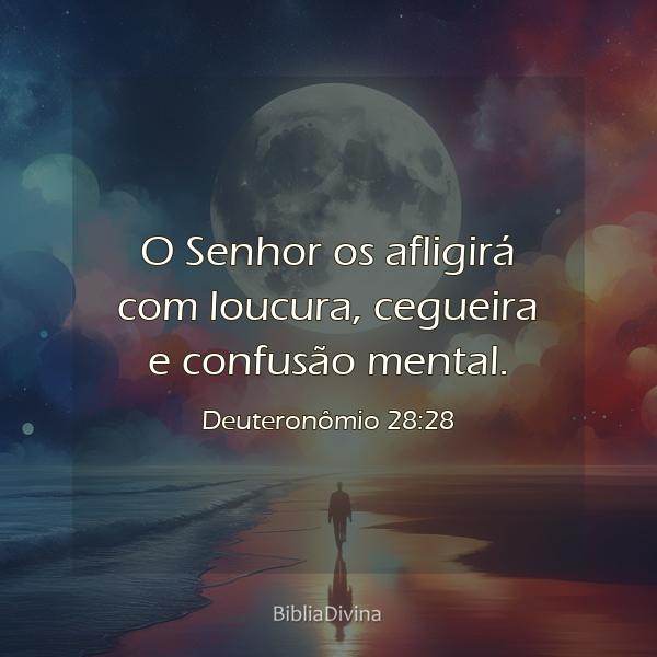 Deuteronômio 28:28