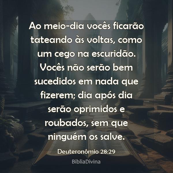 Deuteronômio 28:29