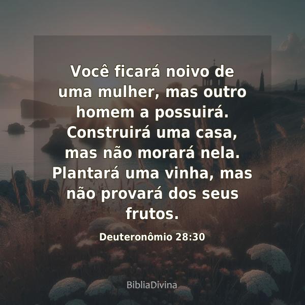 Deuteronômio 28:30