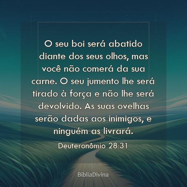 Deuteronômio 28:31