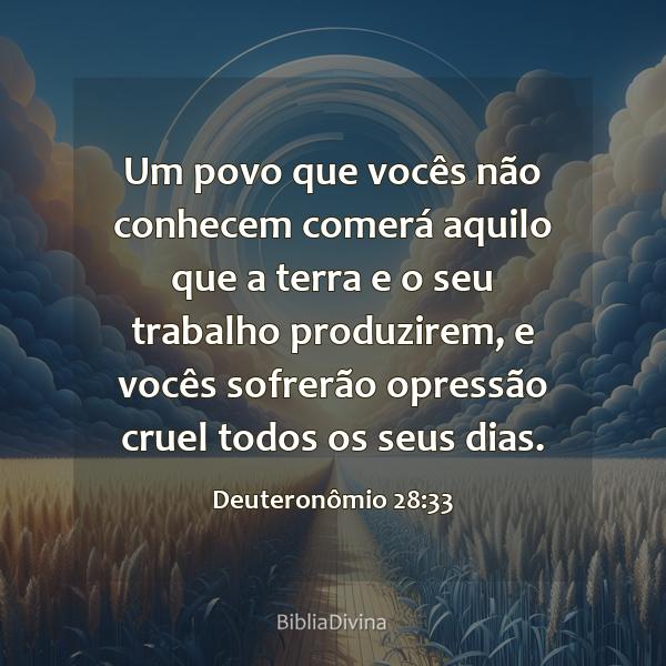 Deuteronômio 28:33