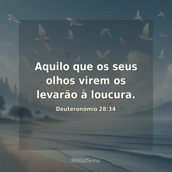 Deuteronômio 28:34