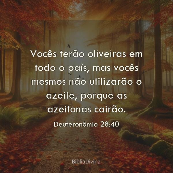 Deuteronômio 28:40