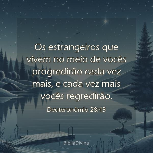 Deuteronômio 28:43