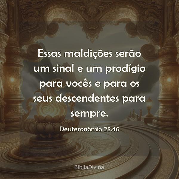 Deuteronômio 28:46