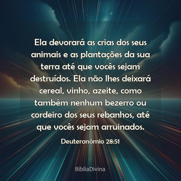 Deuteronômio 28:51