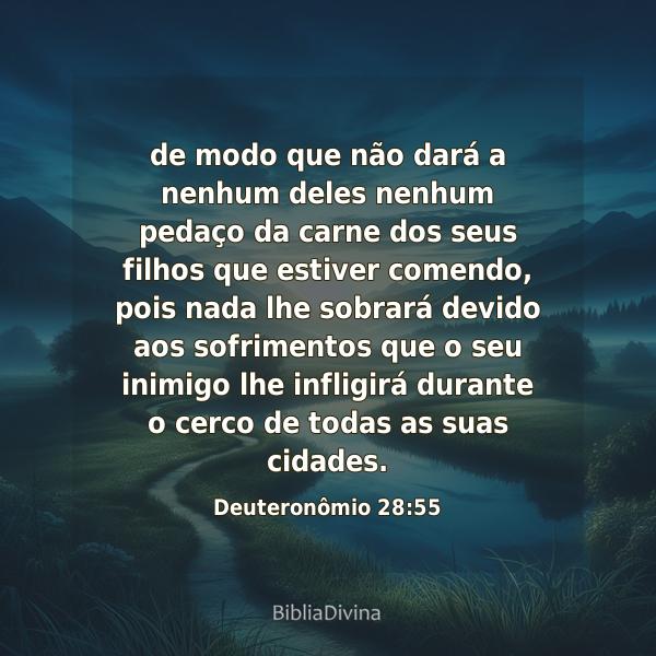 Deuteronômio 28:55