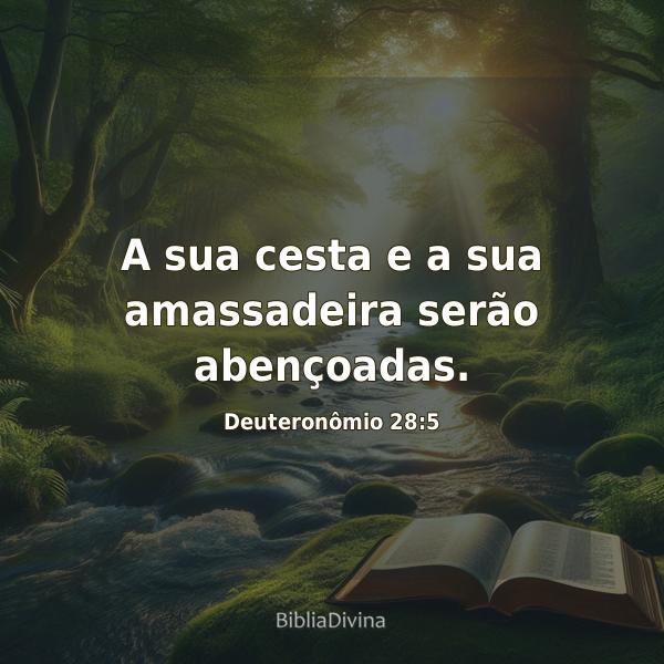 Deuteronômio 28:5