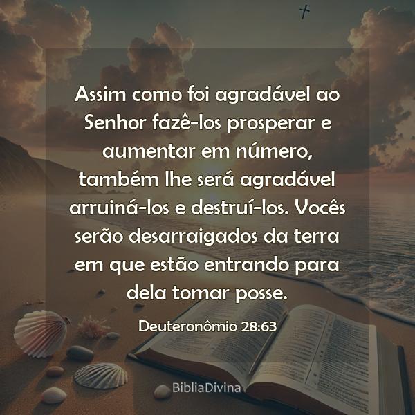 Deuteronômio 28:63