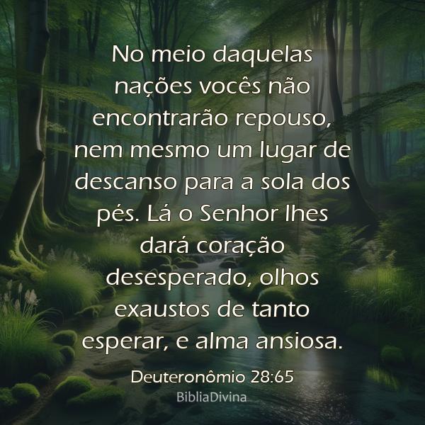 Deuteronômio 28:65