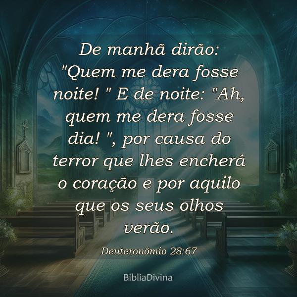 Deuteronômio 28:67