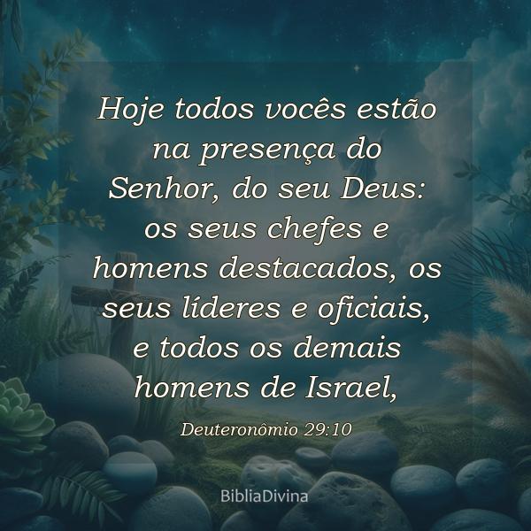 Deuteronômio 29:10