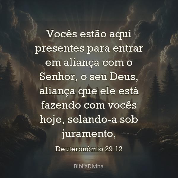 Deuteronômio 29:12