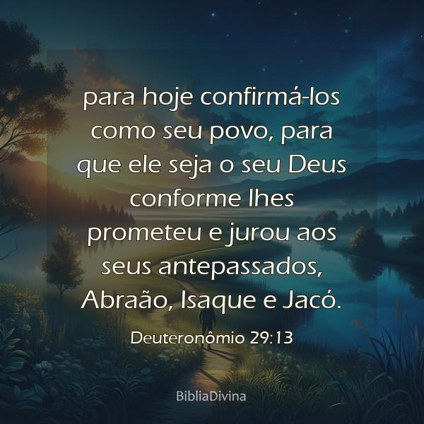 Deuteronômio 29:13