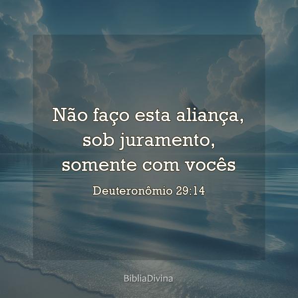 Deuteronômio 29:14