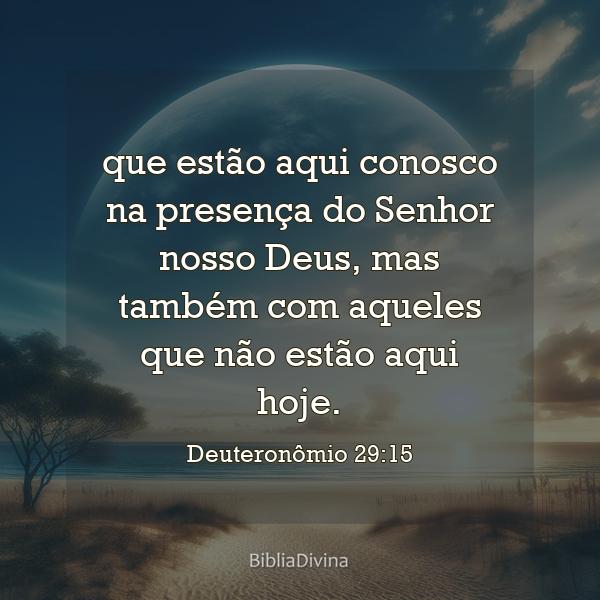 Deuteronômio 29:15