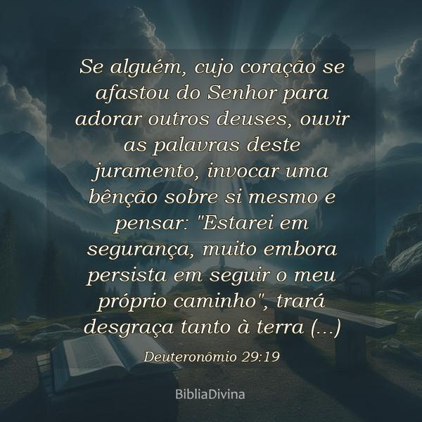 Deuteronômio 29:19