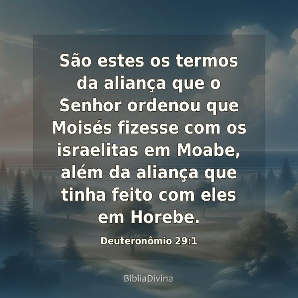 Deuteronômio 29:1