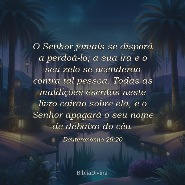 Deuteronômio 29:20