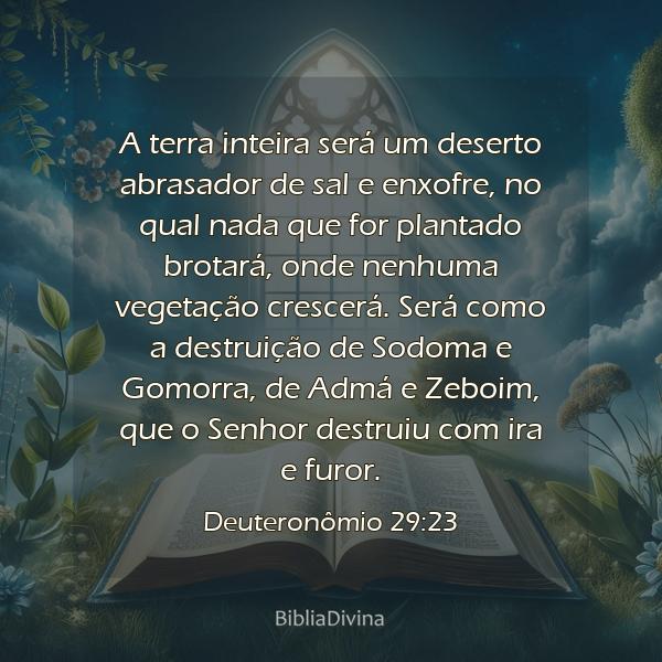 Deuteronômio 29:23