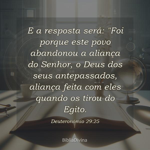 Deuteronômio 29:25