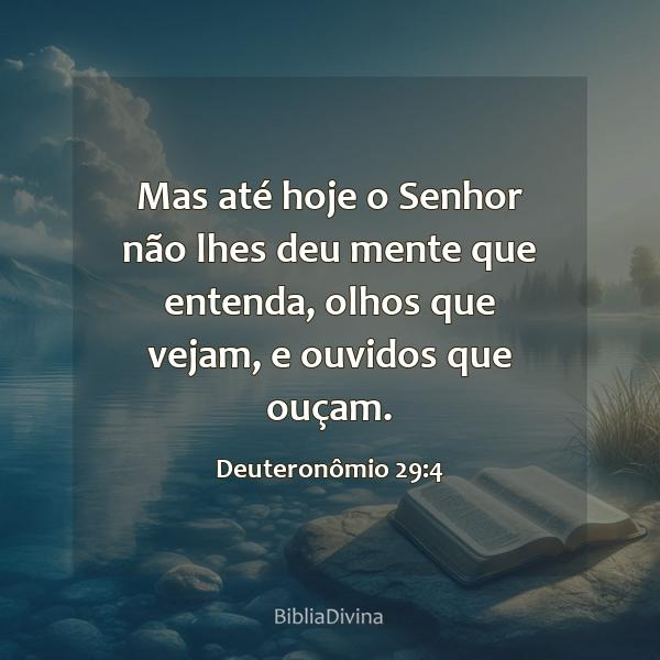 Deuteronômio 29:4