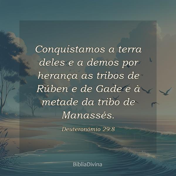 Deuteronômio 29:8