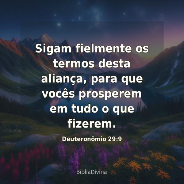 Deuteronômio 29:9