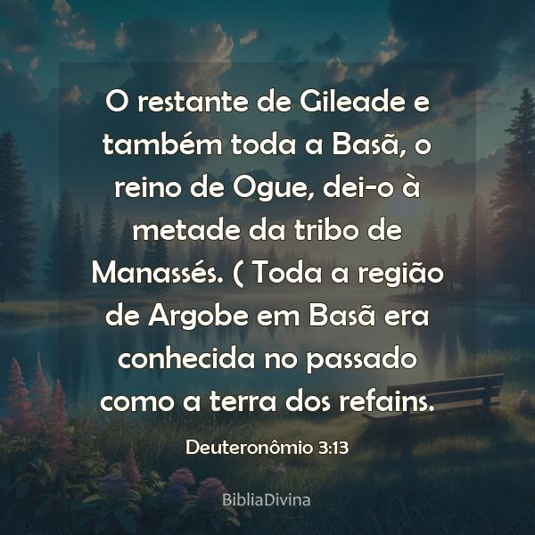 Deuteronômio 3:13