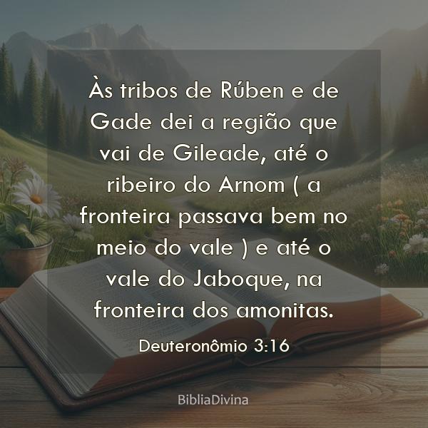 Deuteronômio 3:16