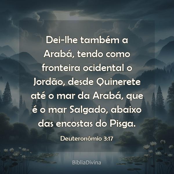 Deuteronômio 3:17