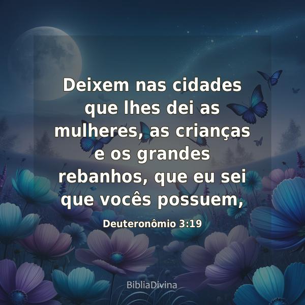 Deuteronômio 3:19