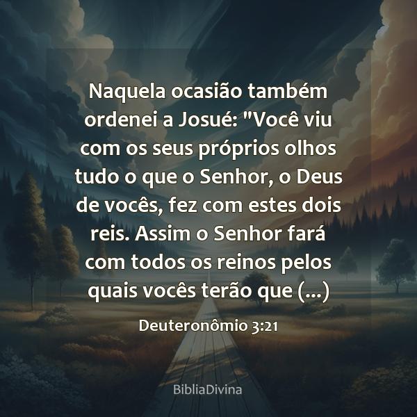 Deuteronômio 3:21