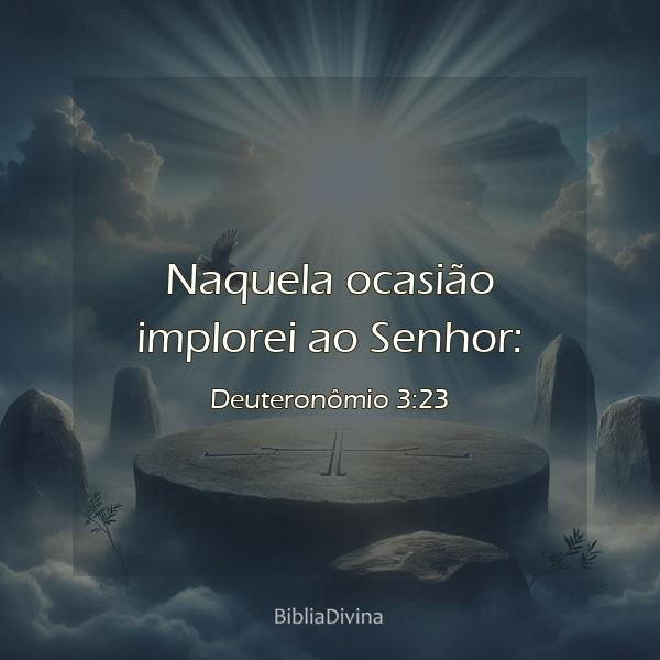 Deuteronômio 3:23