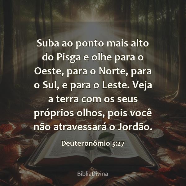 Deuteronômio 3:27