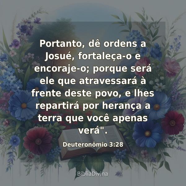 Deuteronômio 3:28