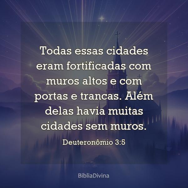 Deuteronômio 3:5