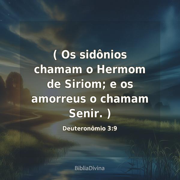 Deuteronômio 3:9