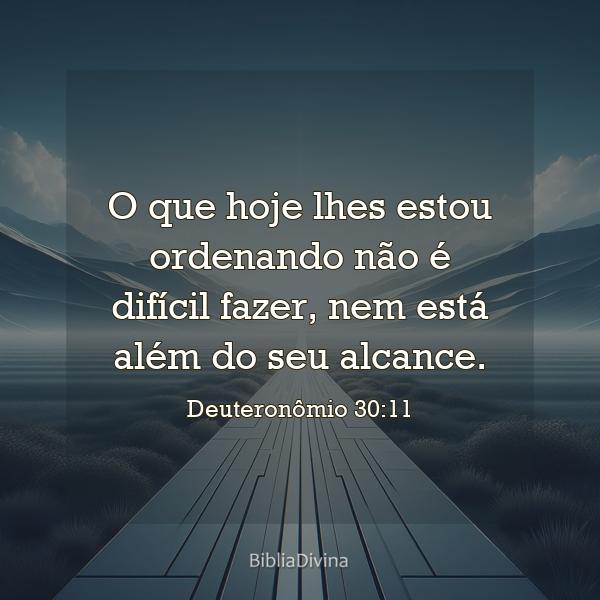 Deuteronômio 30:11