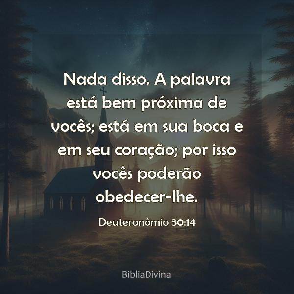 Deuteronômio 30:14