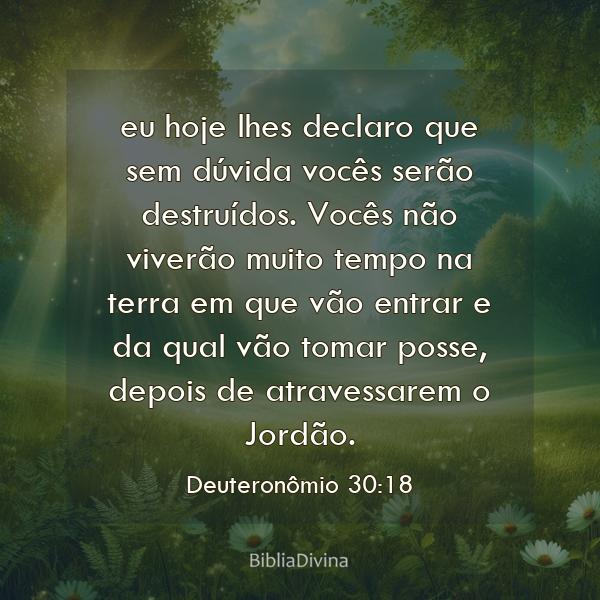 Deuteronômio 30:18