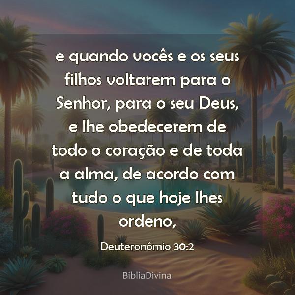 Deuteronômio 30:2