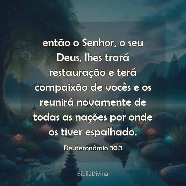 Deuteronômio 30:3